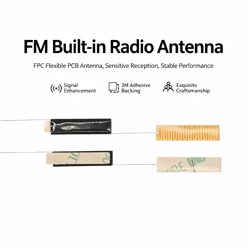Antena de rádio FM integrada